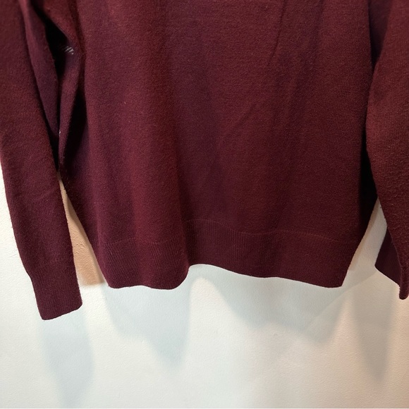 Dockers Men’s Size Large Comfort Touch Easy Care Burgundy Pullover Sweater - Picture 10 of 10
